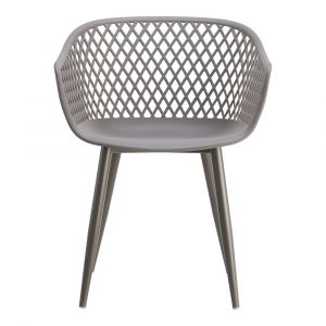 Moes Home - Piazza Outdoor Chair in Grey - (Set of 2) - QX-1001-15