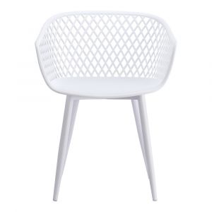 Moes Home - Piazza Outdoor Chair in White (Set of 2) - QX-1001-18