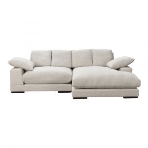 Moes Home - Plunge Sectional Sahara Brown - TN-1004-21