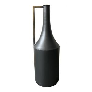 Moes Home - Primus Metal Vase Black - KK-1017-02