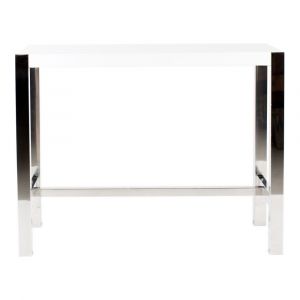 Moes Home - Riva Countertable in White - ER-1079-18-0