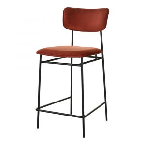 Moes Home - Sailor Counter Stool Amber - EQ-1015-06