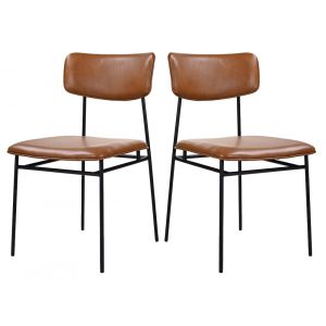 Moes Home - Sailor Dining Chair in Brown (Set of 2) - EQ-1016-03