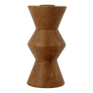 Moes Home - Sequence Wooden Candle Holder Small Brown - DD-1045-03