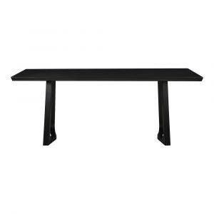 Moes Home - Silas Dining Table Black Ash - BC-1099-02-0