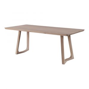 Moes Home - Silas Dining Table in White Oak - BC-1098-18-0