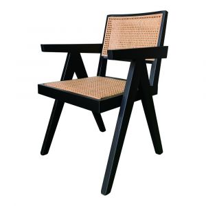 Moes Home - Takashi Chair Set of 2 in Black - FG-1022-02
