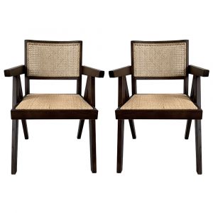 Moes Home - Takashi Chair in Dark Brown (Set of 2) - FG-1022-20