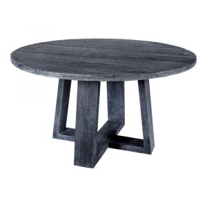 Moes Home - Tanya Round Dining Table Black - VE-1073-02