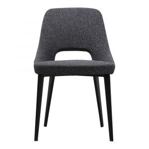 Moes Home - Tizz Dining Chair Dark Grey - EJ-1041-25