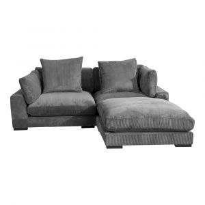 Moes Home - Tumble Condo-Sized Modular Sectional in Charcoal - UB-1013-25