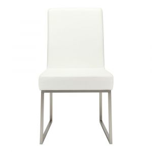 Moes Home - Tyson Dining Chair in White - (Set of 2) - ER-2012-18