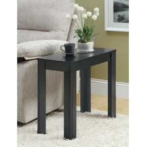 Monarch Specialties - Accent Table, Side, End, Nightstand, Lamp, Living Room, Bedroom, Laminate, Black, Transitional - I-3110