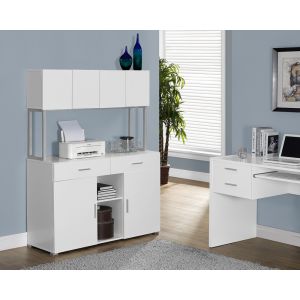 Monarch Specialties - Storage, Drawers, File, Office, Work, Laminate, Metal, White, Grey, Contemporary, Modern - I-7066