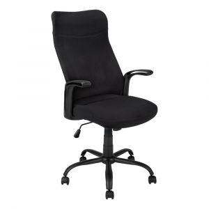 Monarch Specialties - Office Chair, Adjustable Height, Swivel, Ergonomic, Armrests, Computer Desk, Work, Metal, Mesh, Black, Contemporary, Modern - I-7248