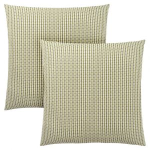 Monarch Specialties - Pillows, (Set of 2) 18 X 18 Square, Insert Included, Decorative Throw, Accent, Sofa, Couch, Bedroom, Polyester, Hypoallergenic, Green, Modern - I-9233