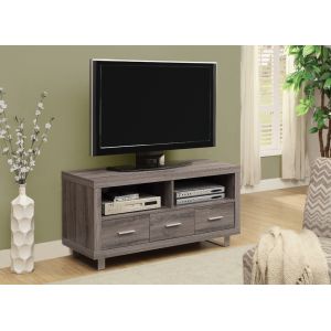 Monarch Specialties - Tv Stand, 48 Inch, Console, Media Entertainment Center, Storage Cabinet, Living Room, Bedroom, Laminate, Brown, Contemporary, Modern - I-3250