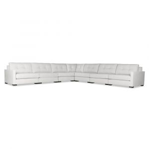 Nativa Interiors - Chester Buttoned Modular L-Shaped Sectional King 166