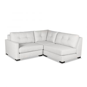 Nativa Interiors - Chester Buttoned Modular L-Shaped Sectional Mini Left Arm Facing 83
