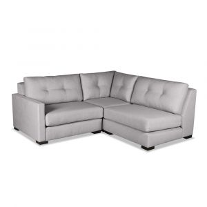 Nativa Interiors - Chester Buttoned Modular L-Shaped Sectional Mini Left Arm Facing 90