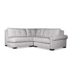 Nativa Interiors - Sylviane Buttoned Modular L-Shaped Sectional Mini Right Arm Facing 83