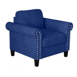 New Classic Furniture - Alani Accent Chair-Deep Blue - UKD16-10-BLU