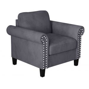 New Classic Furniture - Alani Accent Chair-Gray - UKD16-10-GRY