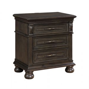 New Classic Furniture - Balboa Nightstand W/Usb -Walnut - B909-040