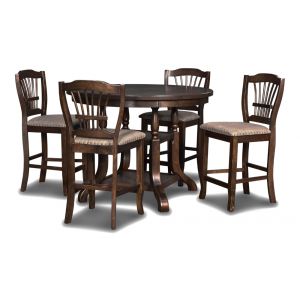 New Classic Furniture - Bixby Counter Table and 6 Chairs - 45-2541-D6C