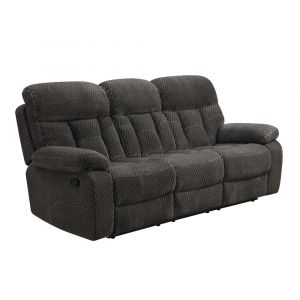 New Classic Furniture - Bravo Dual Recliner Sofa-Charcoal - U1165-30-SLP