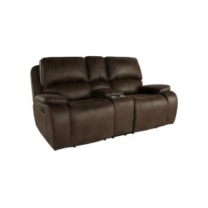 New Classic Furniture - Brookings Dual Recliner Console Loveseat-Brown - U093-25-BRN