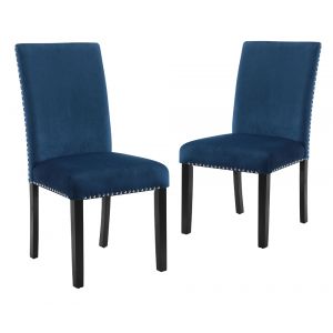 New Classic Furniture - Celeste Dining Chair-Blue (Set of 2) - D400-20-BLU