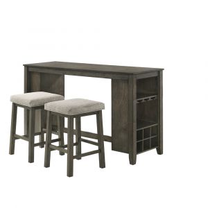 New Classic Furniture - Churon Gathering Bar Table & 2 Stools (3 Pc Set) - D321-3P