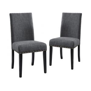 New Classic Furniture - Crispin Granite Gray Dining Chair (Set of 2) - D162-SC-GRN