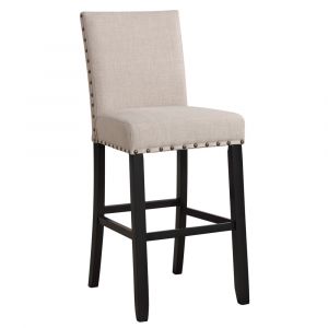 New Classic Furniture - Crispin Natural Beige Bar Chair- (Set Of 2) - D162-BS-NAT