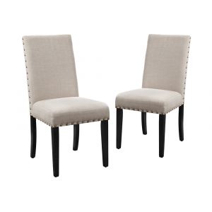 New Classic Furniture - Crispin Natural Beige Dining Chair (Set of 2) - D162-SC-NAT