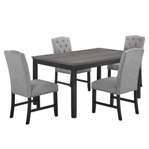 New Classic Furniture - Daphne 5 Pc Gray 60