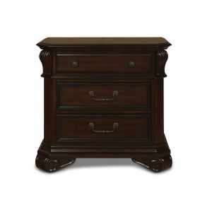 New Classic Furniture - Emilie Nightstand- Tudor Brown - BH1841-040