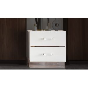 New Classic Furniture - Europa Nightstand- White - B1840-040