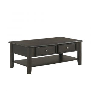 New Classic Furniture - Evander Coffee Table With Drawer-Espresso - T381E-10