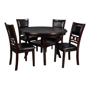 New Classic Furniture - Gia Round Dining 5 Pc Set-Ebony - D1701-50S