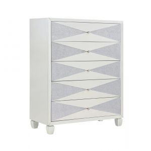 New Classic Furniture - Harlequin Chest-Platinum - B2021-070