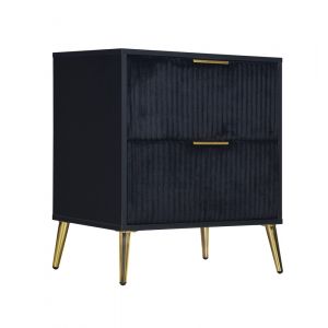 New Classic Furniture - Kailani Nightstand- Black - B4378K-040