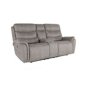 New Classic Furniture - Kamari Console Loveseat W/Pwr Hr & Fr-Gray - U092-25P2-GRY