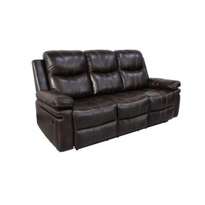 New Classic Furniture - Kellen  Sofa W/ Drop Down Tray & Pwr Fr-Brown - U6023-30P1-BRN