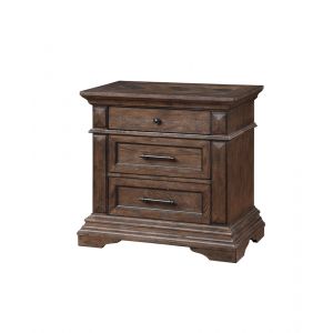 New Classic Furniture - Mar Vista Nightstand-Walnut - B658-040