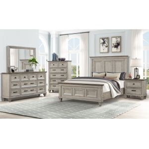 New Classic Furniture - Mariana 6/6 Ek 5Pc -Bed,Dresser,Mirror,Nightstand,Chest - 00-2114-15C