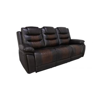 New Classic Furniture - Nikko  Sofa W/Dual Recliner-Brown - U7005-30-BRN