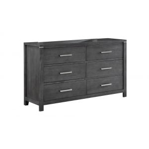 New Classic Furniture - Odessa Dresser-Charcoal Gray - B6555-050