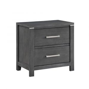 New Classic Furniture - Odessa Nightstand-Charcoal Gray - B6555-040